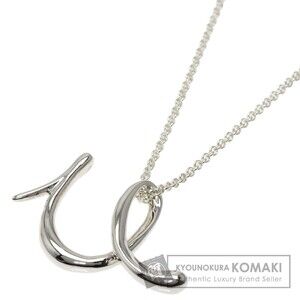 Tiffany Co U Necklace Silver